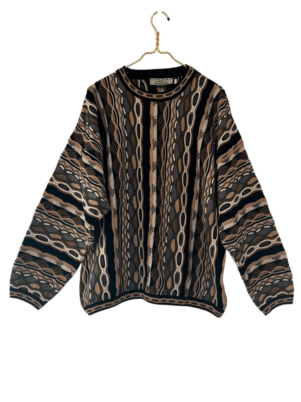 Tundra Bachrach Men’s Coogi Style 3D Knit Cotton Sweater XL Canada